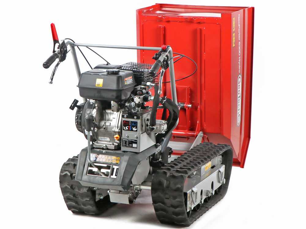 Rupsdumper laadvermogen 600 kg GeoTech Pro GeoPorter 630D Hydro, hydraulisch kiepen, detail 7