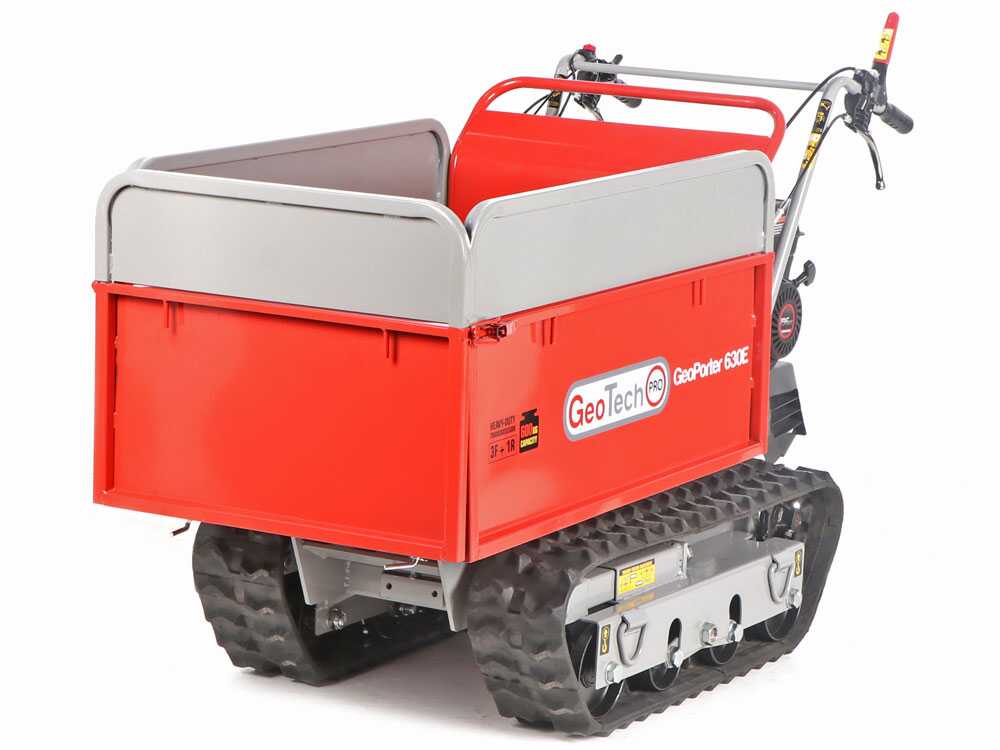 Motorkruiwagen laadvermogen 600 kg GeoTech Pro GeoPorter 630E, detail 6