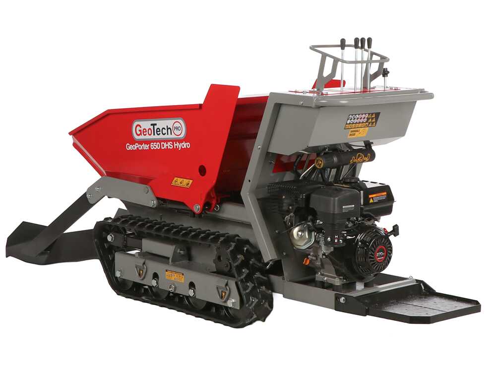 Rupsdumper laadvermogen 650 kg GeoTech Pro GeoPorter 650 DHS Hydro, detail 6