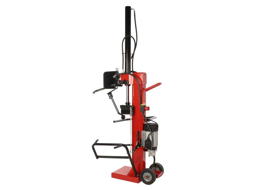 GeoTech Pro LSP14-100VE-3 elektrische houtklover, 14 ton, verticaal, detail 7