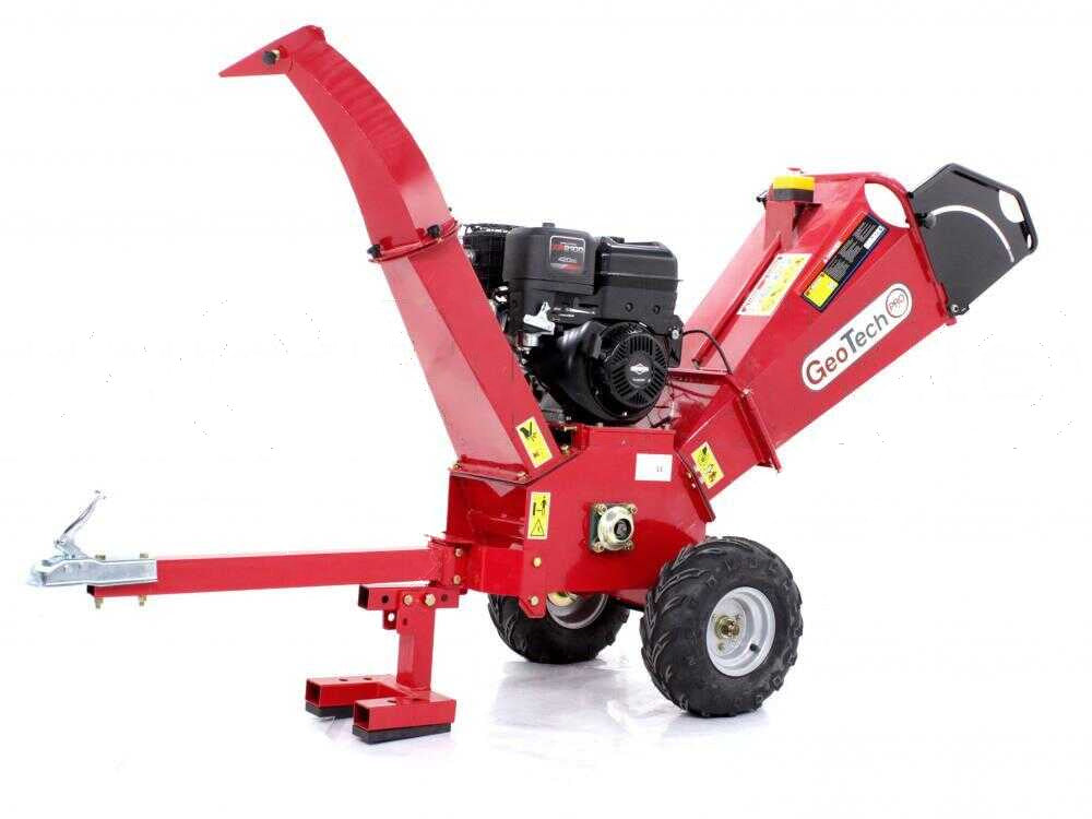 GeoTech Pro PCS 155 BSE benzine hakselaar, takken tot 90 mm, elektrische start, detail 7