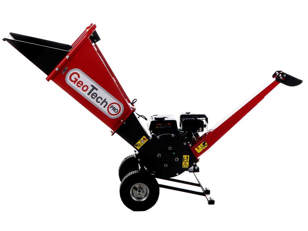 GeoTech Pro PCS 50 L benzine hakselaar, takken tot 50 mm, detail 6