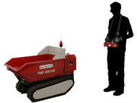 Accu motorkruiwagen laadvermogen 400 kg GeoTech Pro TMD 400 HR, 48 V 15 Ah, hydraulisch kiepen, detail 6