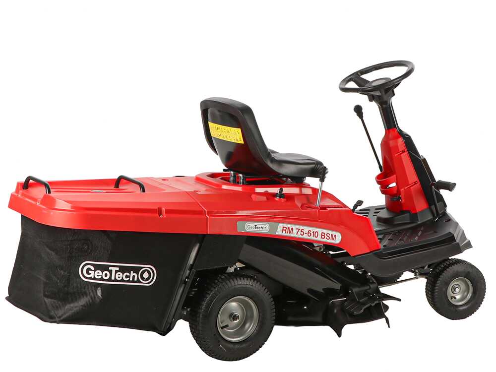 GeoTech RM 75-610 BSM zitmaaier met opvangbak 61 cm, versnellingsbak, detail 6