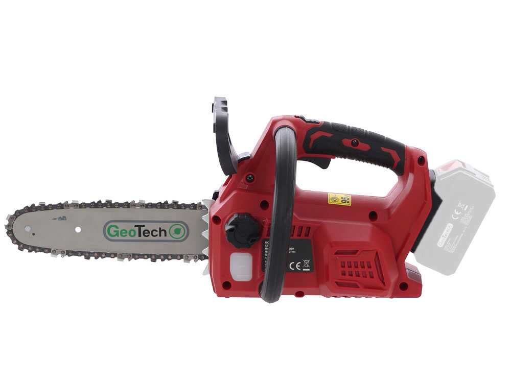 GeoTech X-Line CM-20V accu kettingzaag voor snoeien, zwaard 25 cm, 20 V zonder accu, detail 7