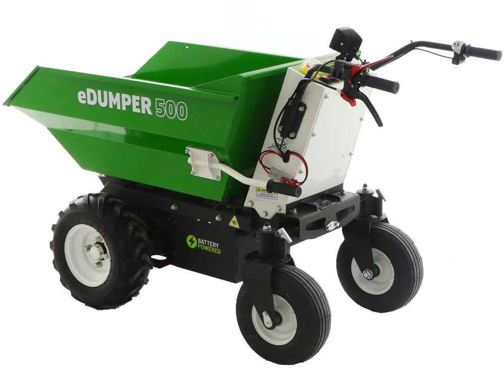Accu motorkruiwagen laadvermogen 500 kg GreenBay eDUMPER 500, 48 V 32 Ah, detail 6