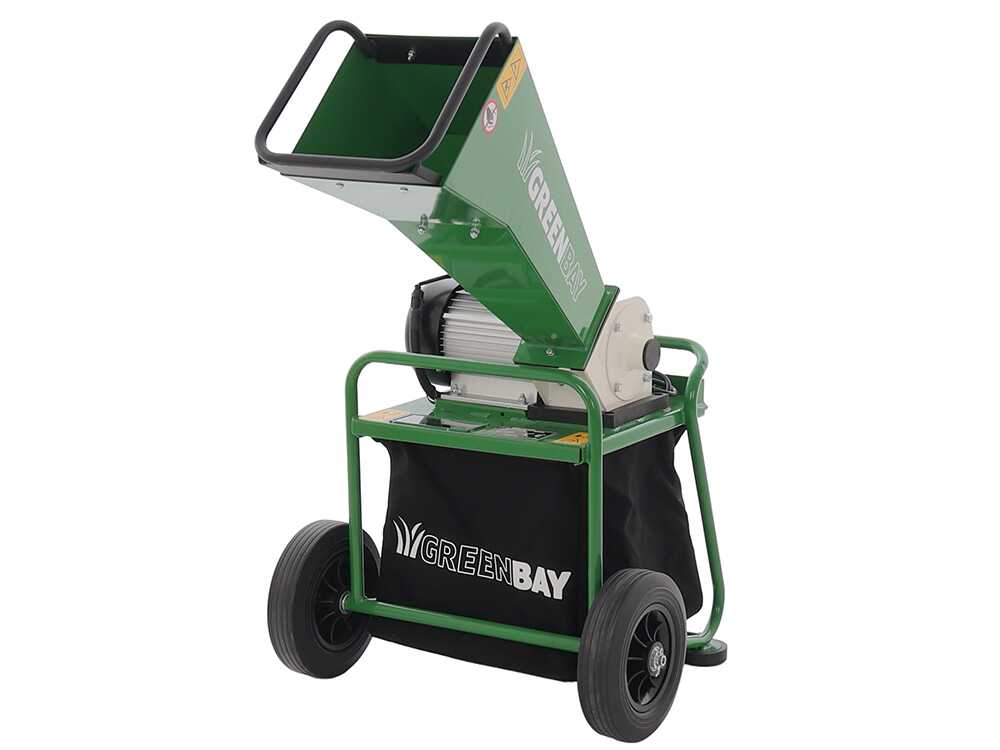 GreenBay GB-WERC 50 B elektrische hakselaar, takken tot 50 mm, detail 6