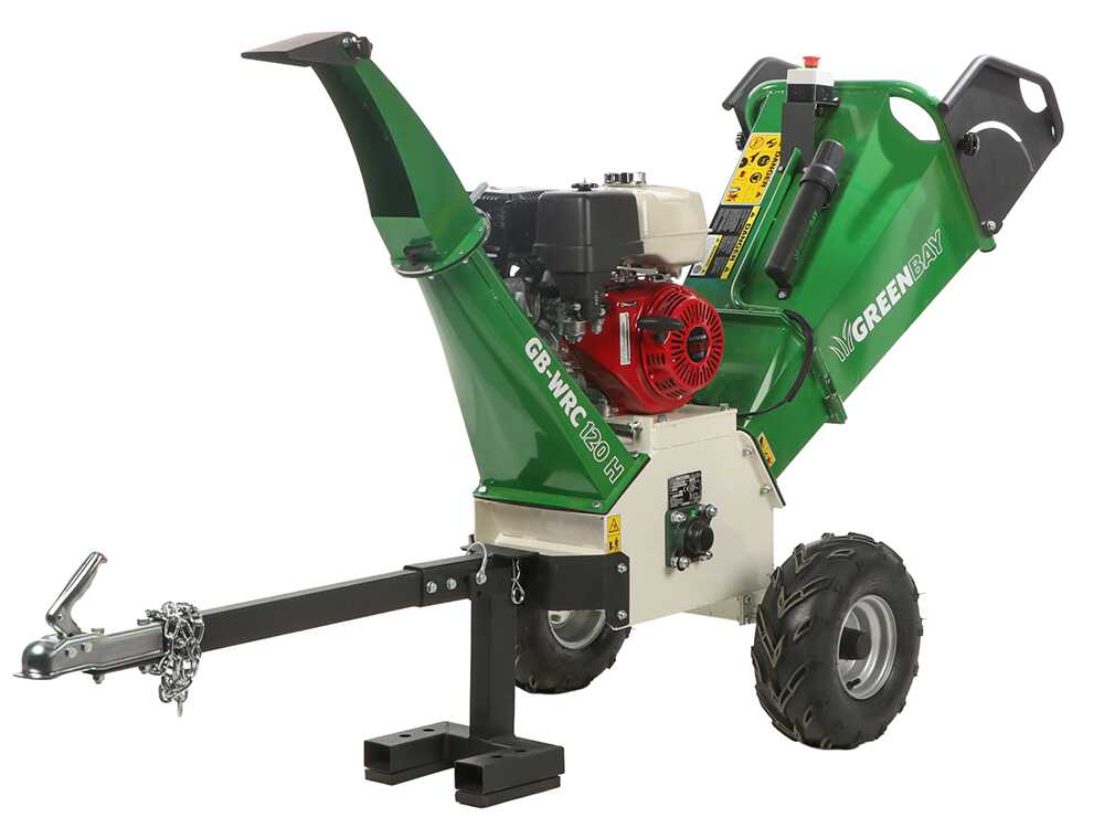 GreenBay GB-WRC 120 H benzine hakselaar, takken tot 90 mm, detail 6