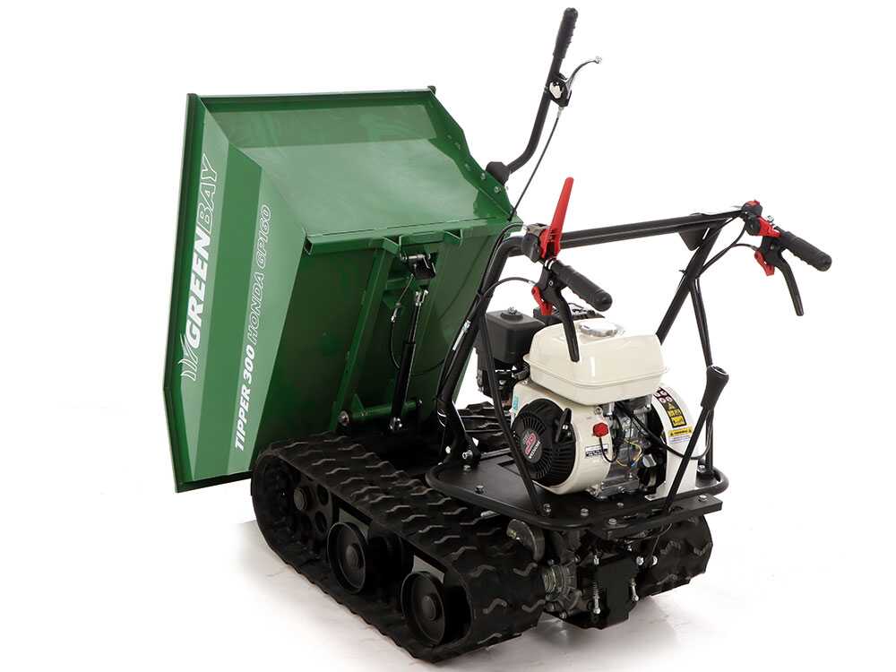 Rupsdumper laadvermogen 300 kg GreenBay Tipper 300, motor Honda GP160, detail 7