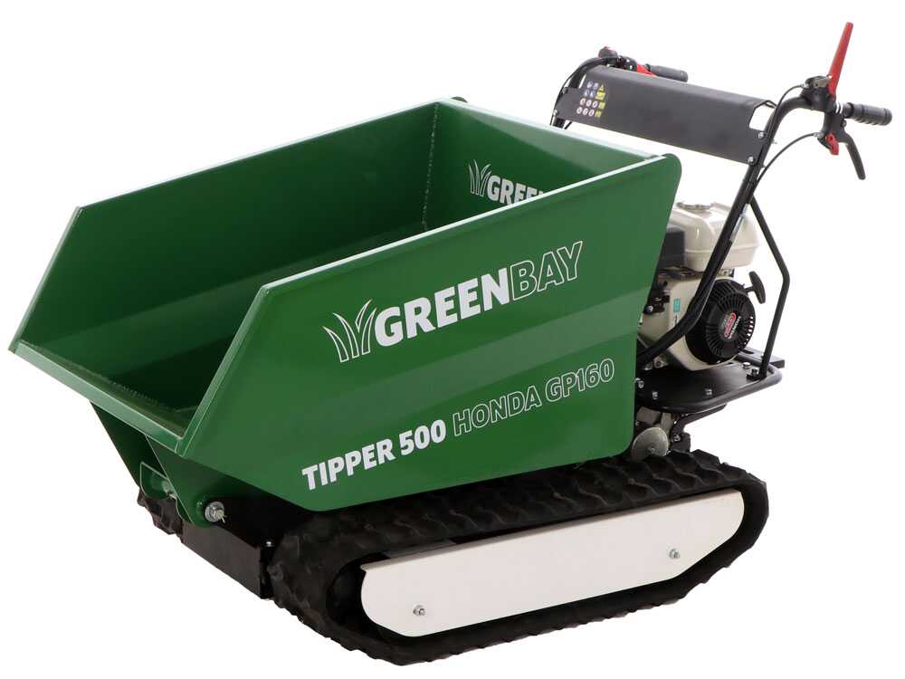 Rupsdumper laadvermogen 500 kg GreenBay Tipper 500, motor Honda GP160, detail 7