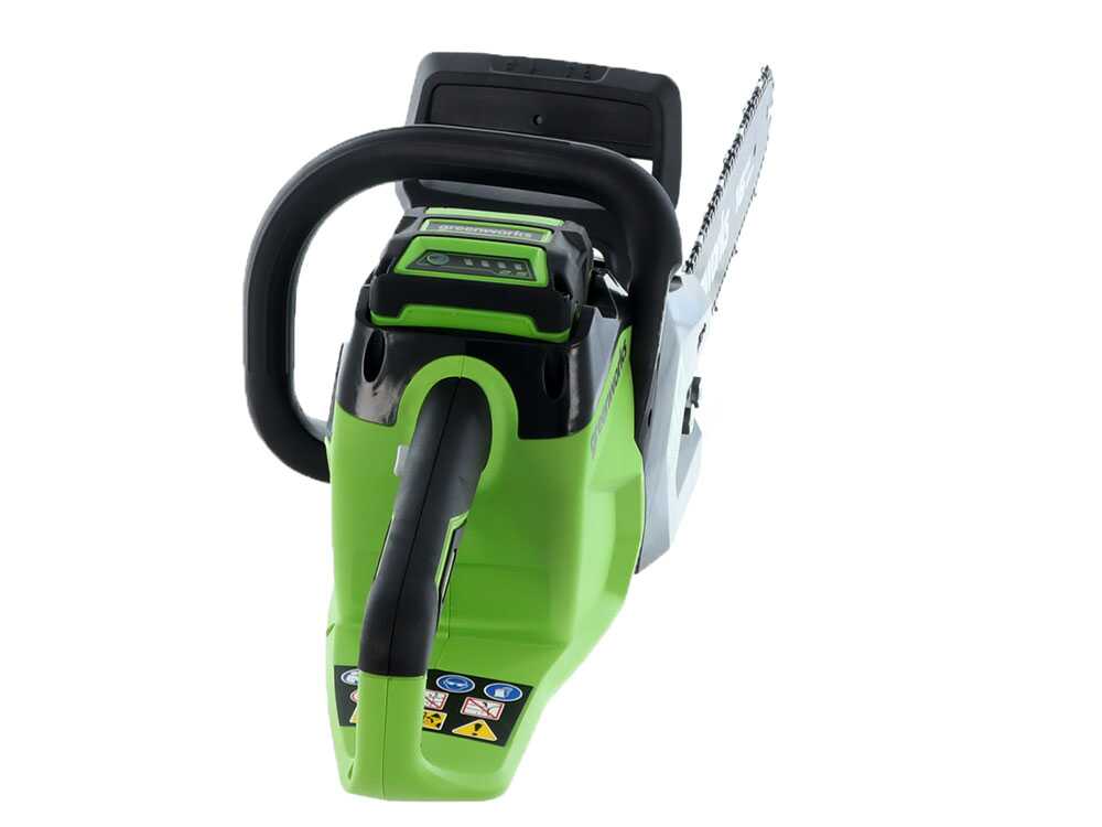 Greenworks GD40CS18 accu kettingzaag, zwaard 40 cm, 40 V 4 Ah, detail 6