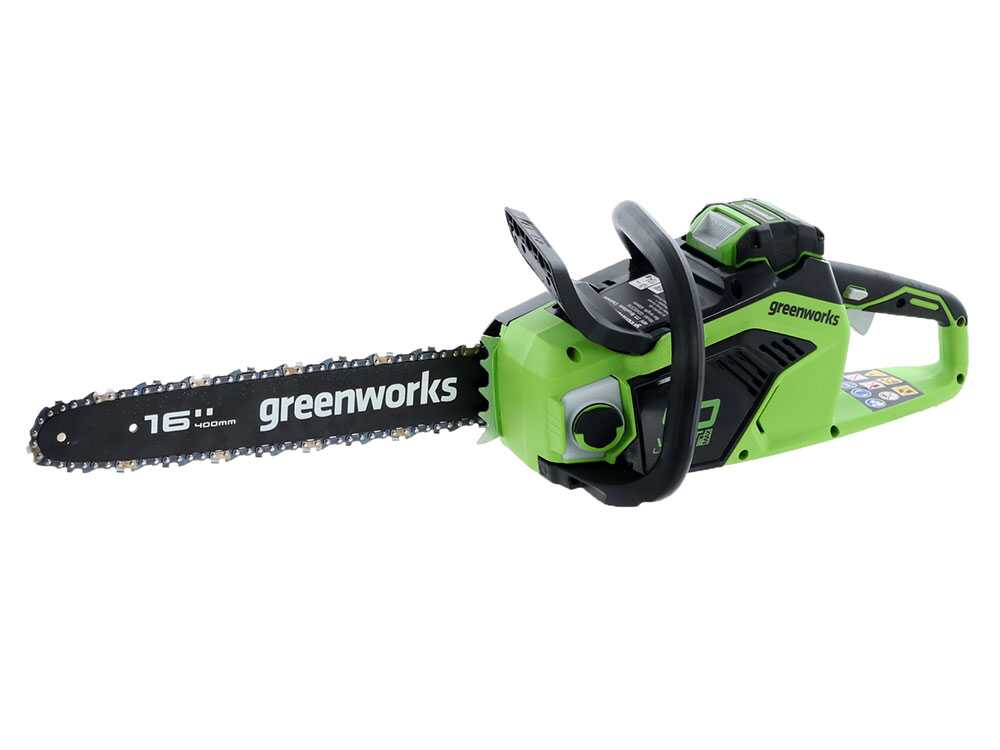 Greenworks GD40CS18 accu kettingzaag, zwaard 40 cm, 40 V zonder accu, detail 6