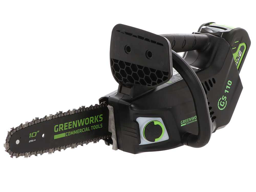Greenworks GD40TCS accu kettingzaag voor snoeien, zwaard 25 cm, 40 V zonder accu, detail 7