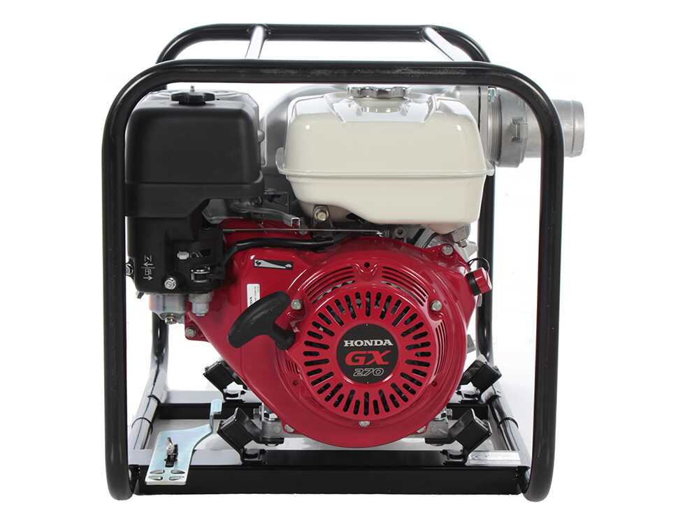 Honda WT30 benzine motorpomp voor vuil water, aansluiting 80 mm, detail 7