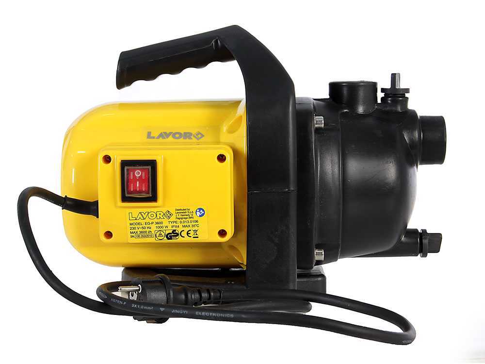 Lavor EG-P 3600 tuinpomp, detail 7