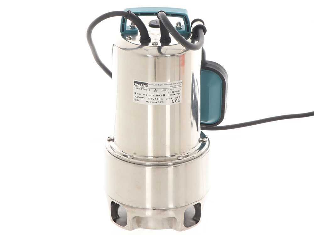 Makita PF0610 dompelpomp voor vuil water, detail 7