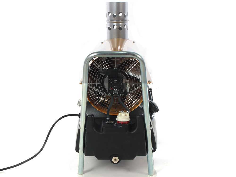 Master BV 77 diesel heteluchtkanon 20 kW, indirect gestookt, detail 7