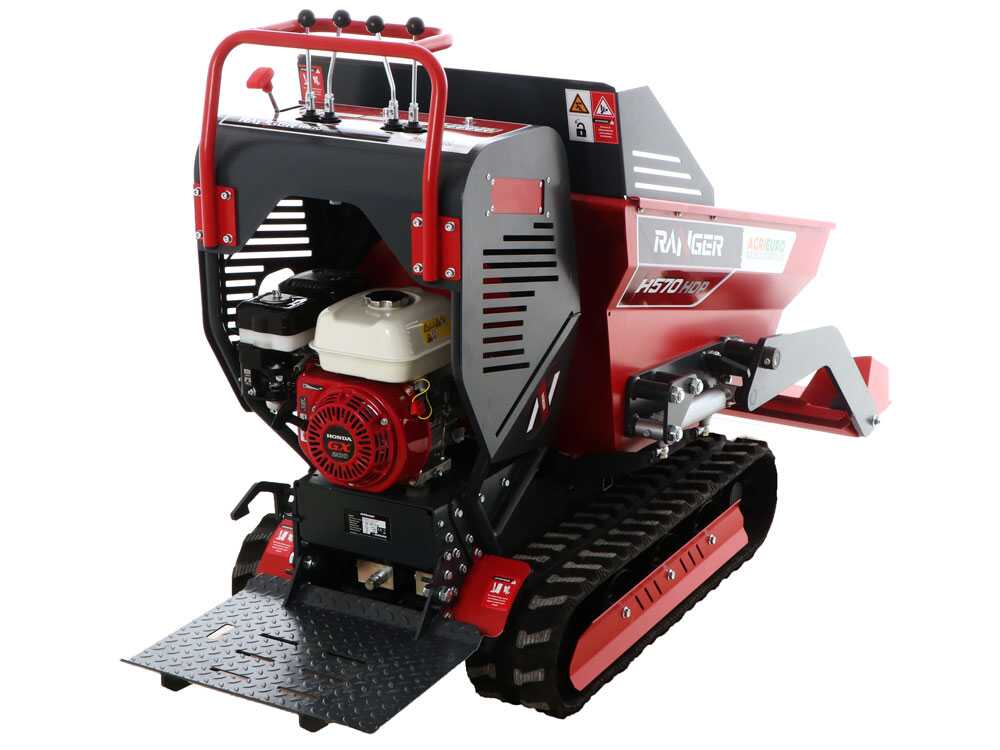 Rupsdumper laadvermogen 500 kg AgriEuro Premium Ranger H570 HDP, motor Honda GX200, detail 7