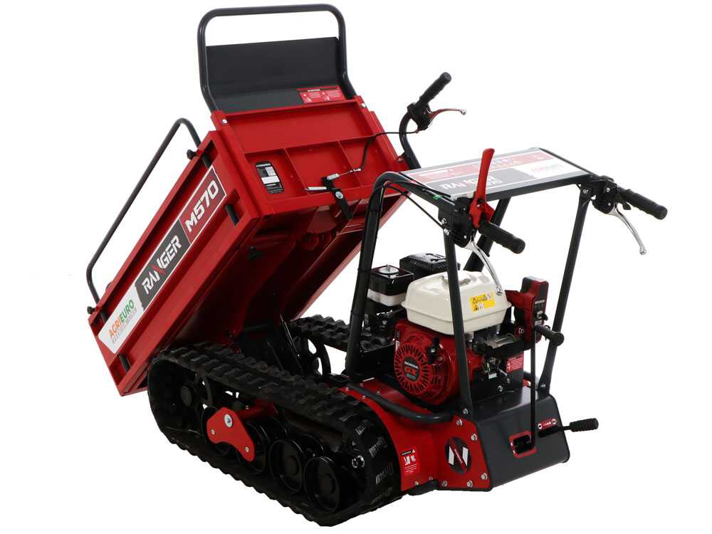 Rupsdumper laadvermogen 500 kg AgriEuro Premium Ranger M570-E Extendable, motor Honda GX200, detail 7