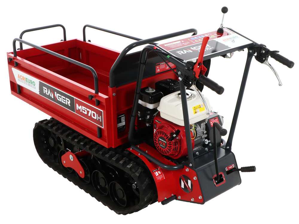Rupsdumper laadvermogen 500 kg AgriEuro Premium Ranger M570 H Extendable, motor Honda GX200, detail 7