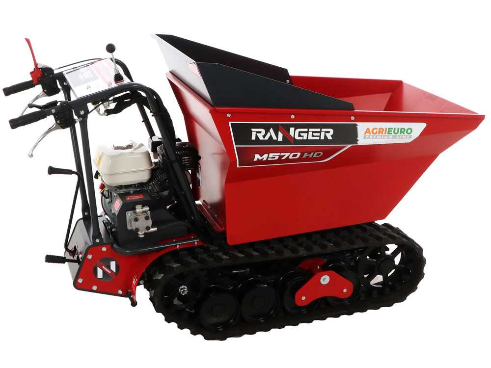 Rupsdumper laadvermogen 500 kg AgriEuro Premium Ranger M570 HD, motor Honda GX200, detail 7