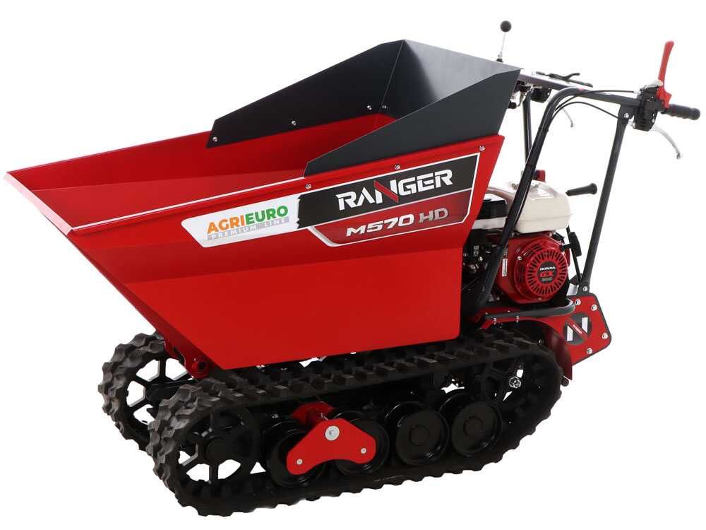 Rupsdumper laadvermogen 500 kg AgriEuro Premium Ranger M570 HD-E, motor Honda GX200, detail 7