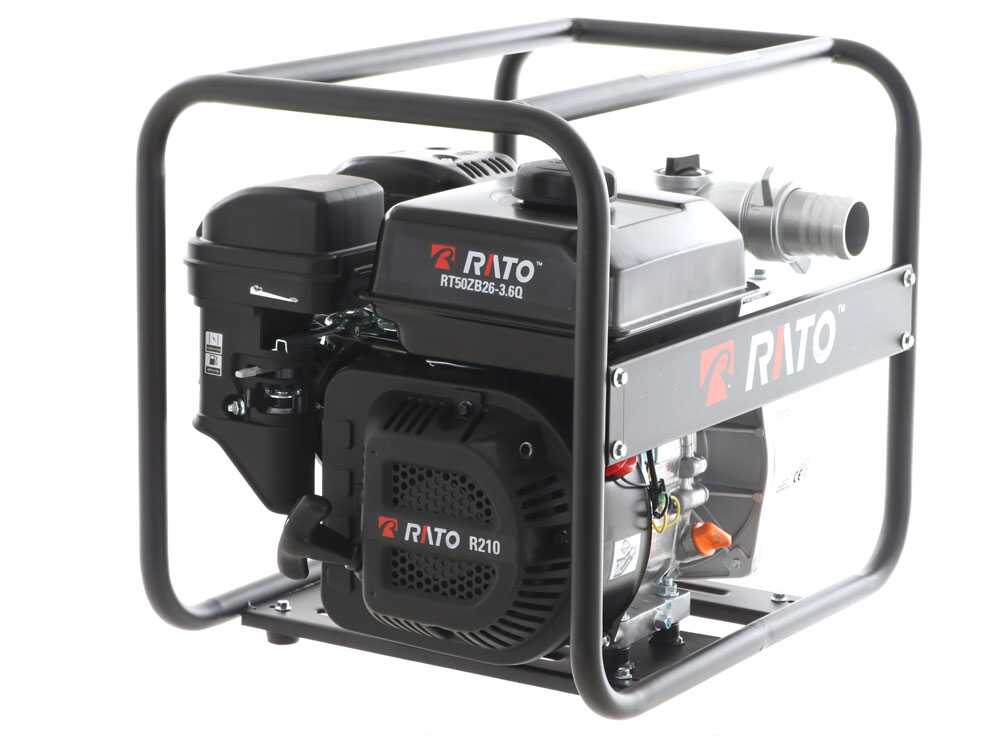 Rato RT50ZB26-3.6Q benzine motorpomp, detail 6