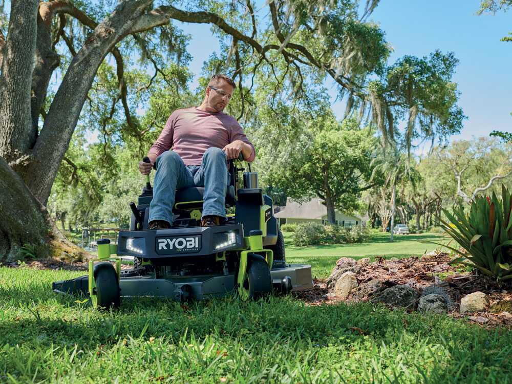 Ryobi ZTRX137 accu-zero-turn zitmaaier 137 cm, automaat, detail 6