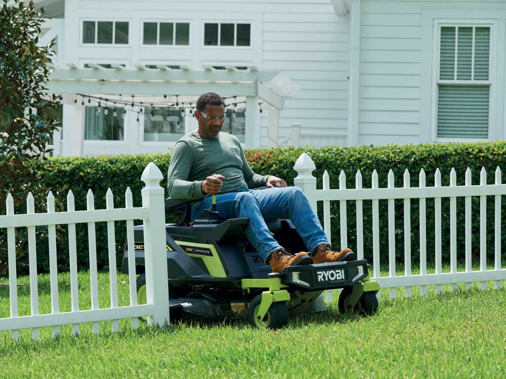 Ryobi ZTRX76 accu-zero-turn zitmaaier 76 cm, automaat, detail 6