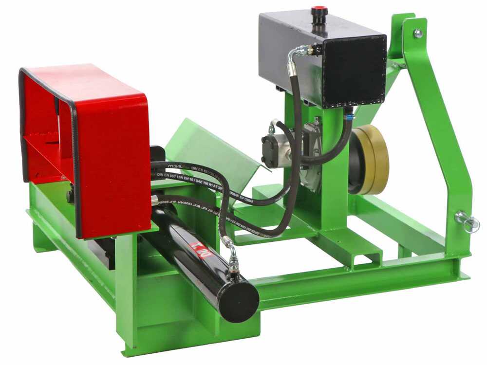 Seven Italy 20T aftakas houtklover, 20 ton, horizontaal, detail 6