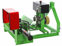 Seven Italy 20T aftakas houtklover, 20 ton, horizontaal, detail 6
