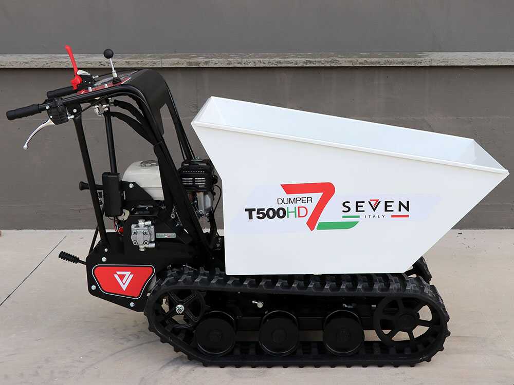 Rupsdumper laadvermogen 500 kg Seven Italy T500HD GX-E, hydraulisch kiepen, detail 7