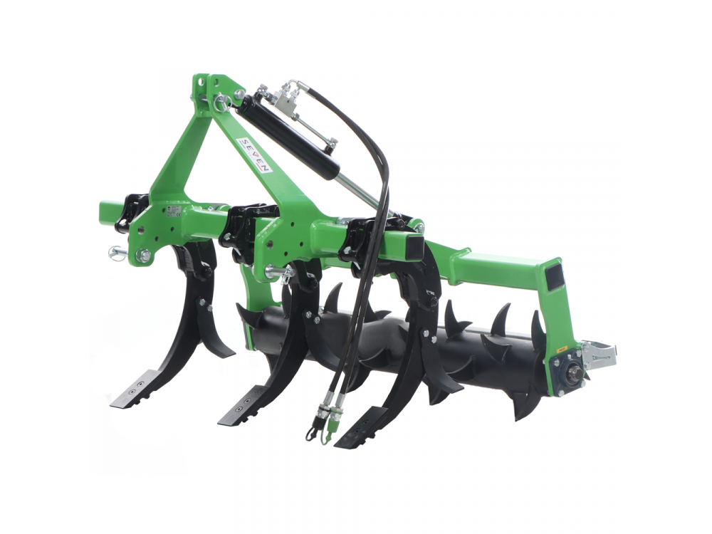 Seven Italy Simply 3 woeler 120 cm, 3 tanden, hydraulische rol, detail 7