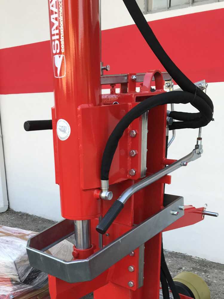 Simatech 35 aftakas houtklover, 35 ton, verticaal, slag 800 mm, automatische retour, detail 7