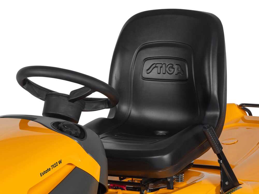 Stiga Estate 7122 W gazontractor met opvangbak 122 cm, hydrostaat, detail 7