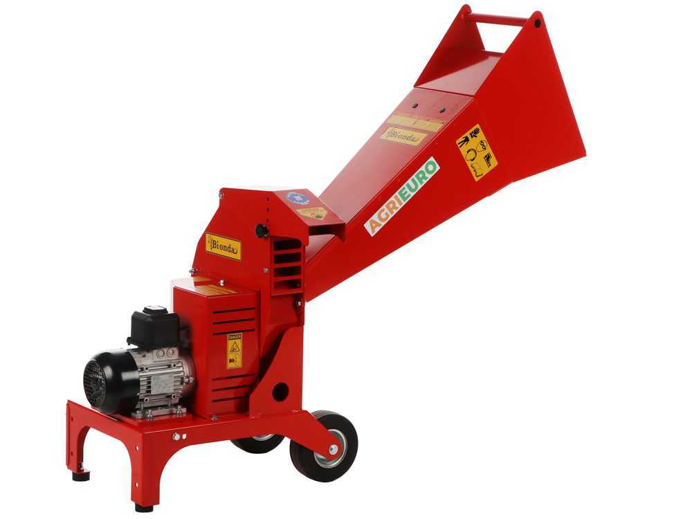 AgriEuro TOP-LINE BIONDA elektrische hakselaar, takken tot 60 mm, 400 V, detail 6