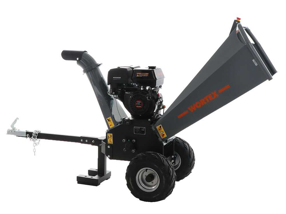 Wortex Drake D420/120L benzine hakselaar, takken tot 90 mm, detail 6