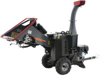 Wortex Grizzly benzine hakselaar, takken tot 100 mm, elektrische start, getrokken uitvoering, detail 6