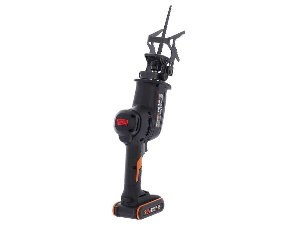 Worx WG893E accu reciprozaag, 20 V 2 Ah, detail 6