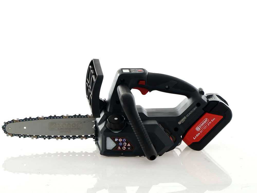 Zanon ZP 200 accu kettingzaag, zwaard 20 cm, 18 V 5 Ah, detail 6