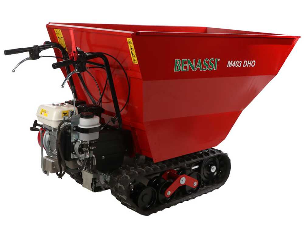 Rupsdumper laadvermogen 400 kg Benassi M403DHO, hydraulisch kiepen, detail 7