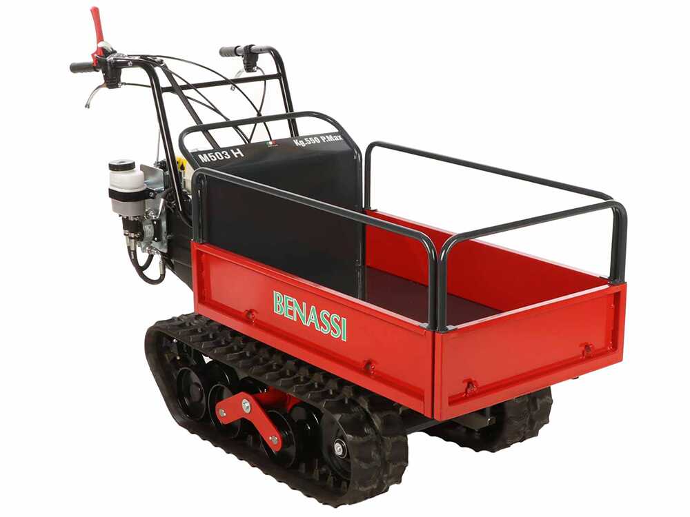 Rupsdumper laadvermogen 550 kg Benassi M503H, detail 7