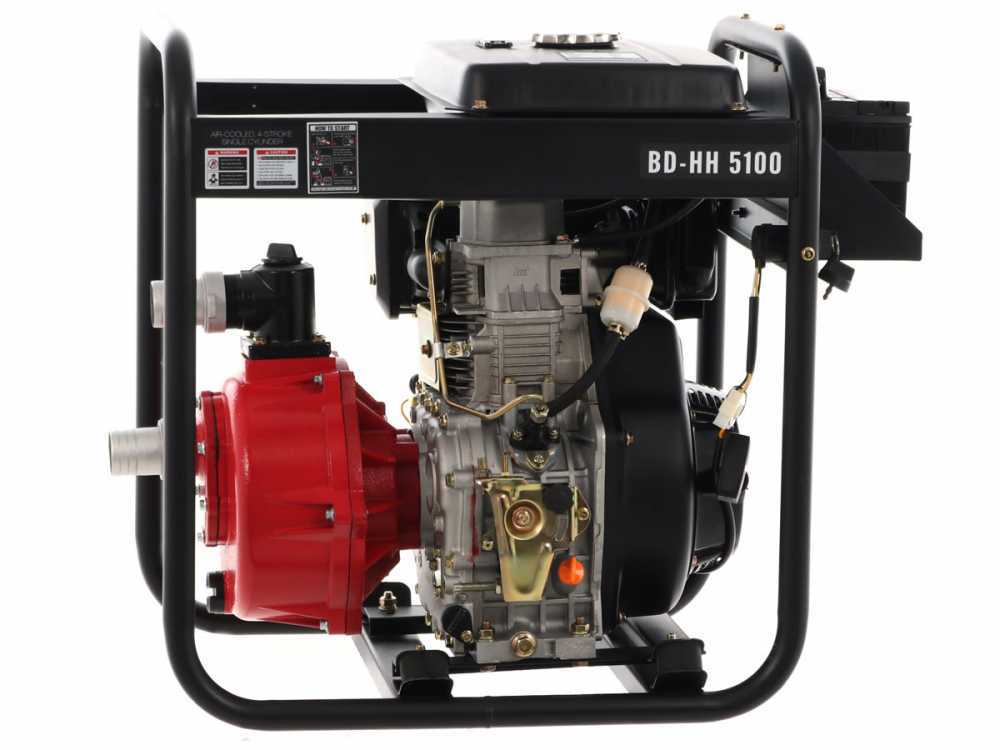 BlackStone BD-HH 5100 diesel motorpomp, aansluiting 50 mm, detail 7