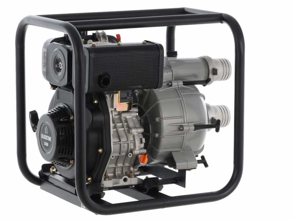 BlackStone BD-T 8000 diesel motorpomp voor vuil water, aansluiting 80 mm, detail 7