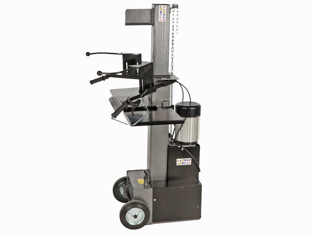 BlackStone EVL 8-55 elektrische houtklover, 8 ton, verticaal, detail 7