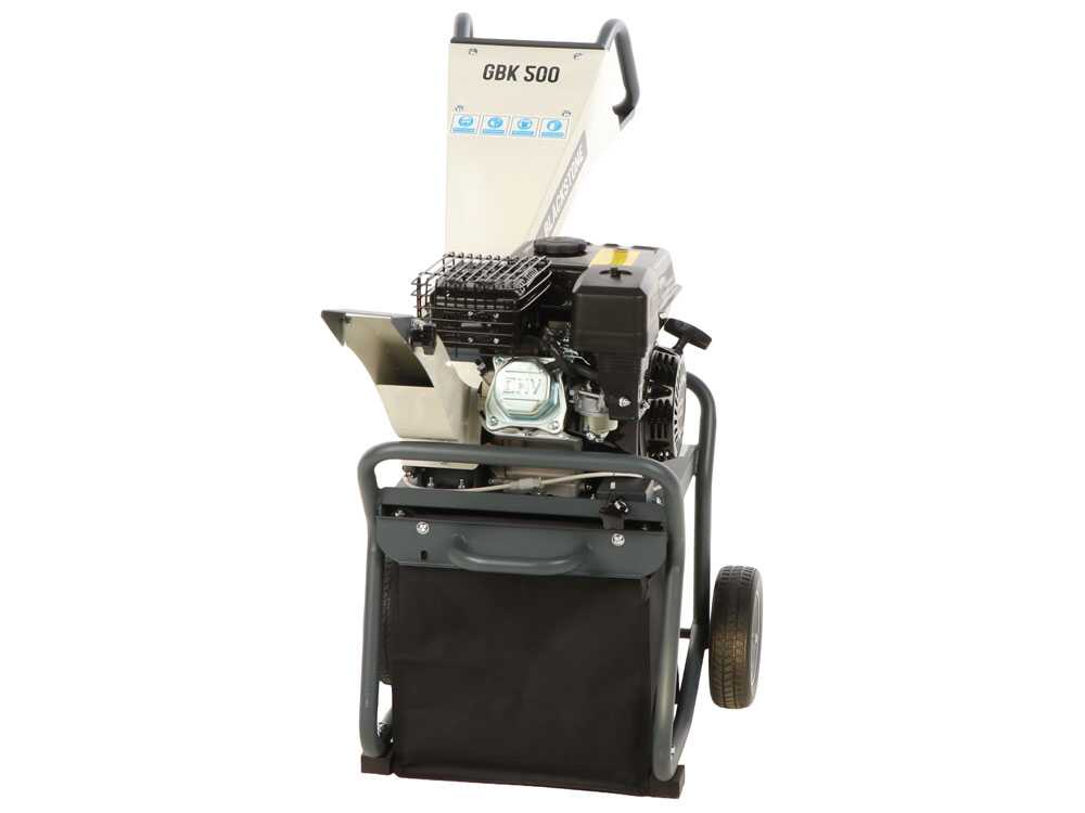 BlackStone GBK 500 benzine hakselaar, takken tot 50 mm, detail 7