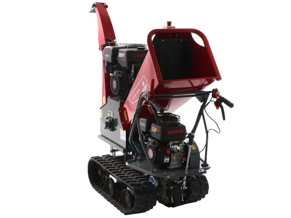 Blue Bird 310-SHL 1200 benzine hakselaar, takken tot 90 mm, op rupsen, detail 7