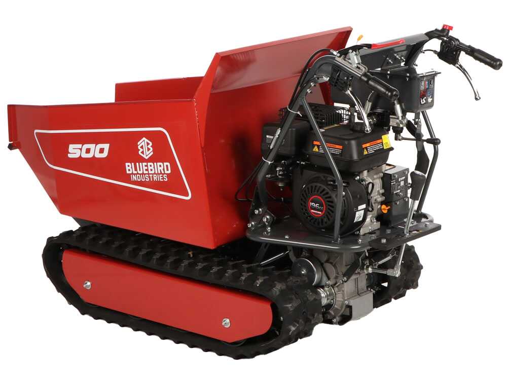 Rupsdumper laadvermogen 500 kg Blue Bird Carrier 500 DH, detail 7