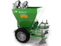 Bomet Gemini 2-rijige aardappelpootmachine, rubberwielen, detail 8