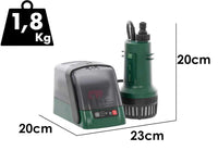 Bosch GardenPump 18V-2000 dompelpomp voor schoon water, 18 V 2,5 Ah, detail 7